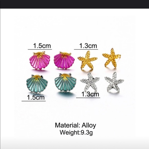 *LAST ONE*Mermaid Earring Bundle 🧜🏼♀️ - Picture 3 of 6
